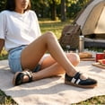thumbnail image 3 of Tryards Sneakers for Women Comfortable Casual Walking Shoes Lightweight Women's Fashion Retro Sneakers, 3 of 7