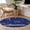 Blue, variant on USA Independence Day Round Area Rug 3 FT, Small Kitchen Bathroom Mats, Red Fireworks Stars Washable Indoor Outdoor Throw Runner Carpet Non-Shedding Doormat for Table Shower Sofa Entryway
