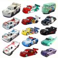 thumbnail image 2 of 1:55 Disney Pixar Cars edición limitada Jobs McQueen coche de policía versión hielo nieve Japón Sally coche de policía coche de aleación juguetes para niños, 2 of 5