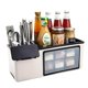 thumbnail image 1 of Yuarrent Estante de almacenamiento multifuncional Caja de drenaje montada en la pared duradera de gran capacidad que ahorra espacio Organizadores de utensilios de cocina Numero 3 Yuarrent HA024378-03, 1 of 1
