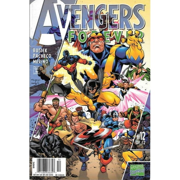Avengers Forever #12 (Newsstand) VF ; Marvel Comic Book