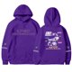 thumbnail image 1 of Pop cazadora para niña Hooded Sweatshirt,Soft Streetwear Pullover,Cute Long Sleeve Hoodie for Fall Winter Unisex （Purple）, 1 of 4