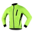 thumbnail image 1 of Cycling Bike Jacket for Men Winter Thermal Fleece Long Sleeve Bicycle Jersey Windproof Breathable Reflective Riding Running Jacket Coat, 1 of 7