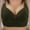 Army Green, variant on Samickarr Wireless Support Bras for Women Full Coverage Gathered Push Up Lingerie Minimizer Bras Thin Breathable Adjustable Beauty Back Daily Underwear Bralettes