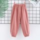 thumbnail image 2 of Odeerbi 2-10 Años Niños Niñas Algodón Bloomers Verano Rayas Jogger Pantalones Color Sólido Transpirable Linterna Pantalones Haren Pantalones, 2 of 5