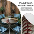 thumbnail image 2 of Vintage Baseball Round Tablecloth for 36-44 Inch Tables, Fitted Table Cover with Elastic Edge, Classic Sport Retro Art Wooden Waterproof Outdoor Table Cloth Protector for Patio Garden Dinner Picnic, 2 of 9