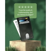 Slim Minimalist Wallets For Men - Vegan Leather Front Pocket Thin Mens Wallet RFID Credit Card Holder Gifts For Men