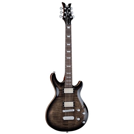 Dean ICONFMCHB Icon Series Electric Guitar - Flame Top - Charcoal Burst ...