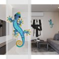 thumbnail image 4 of Billuyoard Pack de 2 decoración de pared con forma de Animal, escultura de hierro, colgante decorativo para interior, jardín, patio, figurita, estatua, Decoración Billuyoard HA062660-00, 4 of 6