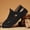Black, variant on Men’s Closed-Toe Clogs – Lightweight Breathable Slip-On Round Toe Sandals for Fishing, Beach, Camping & Outdoor Summer Activities