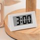 thumbnail image 5 of Reloj despertador electrónico blanco, reloj digital moderno para el hogar con función de repetición, 5 of 6