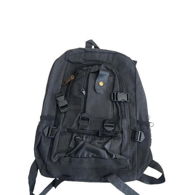 Mochilas para la Escuela: Mochila de Hombre de Lienzo con Múltiples Compartimentos para Estudiantes de Secundaria
