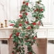 thumbnail image 1 of Simulación de Plantas, Atmósferas, Arreglo, Simulación Navideña, Frutos Rojos, Agujas de Pino, Decoración Navideña, Vides de Pinos, 1 of 7