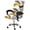 color20, variant on Stretch Printed Office Computer Chair Covers, Universal Desk Rotating Chair Slipcovers Removable Washable, Soft Fit Anti-Dust Spandex Protector Cover with Zipper