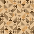 thumbnail image 1 of Ahgly Company Machine Washable Indoor Square Transitional Red Area Rugs, 8' Square, 1 of 7