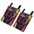 thumbnail image 2 of Canvas Hanging Bag with Snap Closure and MultiPockets for Bike Storage Assorted Color, 2 of 8