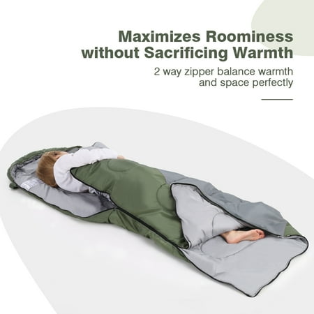 Langria Envelope Sleeping Bag 3 Season Compact Bags For S Indoor Outdoor Lightweight Sleepover Camping Backng