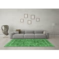 thumbnail image 3 of Ahgly Company Indoor Round Persian Emerald Green Traditional Area Rugs, 5' Round, 3 of 4