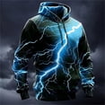 thumbnail image 2 of KHONTS Men's Warm 3D Graphic Hoodies Sweatshirt with Pockets Blue XL, 2 of 4