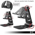 thumbnail image 2 of Soporte Universal para Tabletas y Teléfonos CHAO Ajustable y Plegable Negro, 2 of 5