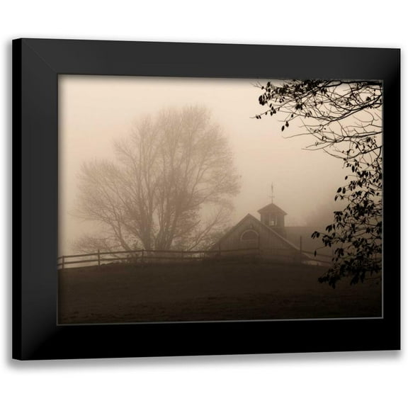Triebert, Christine 14x12 Black Modern Framed Museum Art Print Titled - Parish Hill Barn