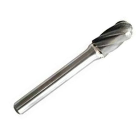 UPC: 0887861119849 | Drill America Cylindrical Radius End Carbide Burr 1/4   Shank