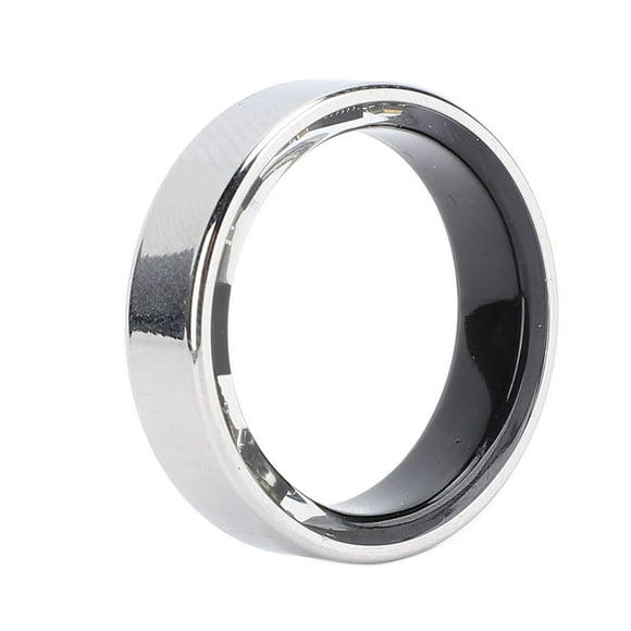 Bague Intelligente Portable, Argent Surveillance du Sommeil Bague Intelligente Tracker D\'entraînement Physique Compteur de Pas avec Application pour Courir pour Femmes Type 10