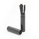 thumbnail image 2 of Juego de brochas de maquillaje de ojos portátil con mango de madera negra, 5 uds., maquillaje de sombra de ojos de crin con cubo de aluminio Feliz Sencillez, 2 of 2