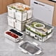 thumbnail image 4 of Caja de almacenamiento para refrigerador, caja de almacenamiento separada para alimentos de grado alimenticio para cocina, verduras, albóndigas congeladas especiales, 4 of 6
