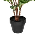 thumbnail image 4 of Vickerman 35" Artificial Green Real Touch Zebra Plant., 4 of 6