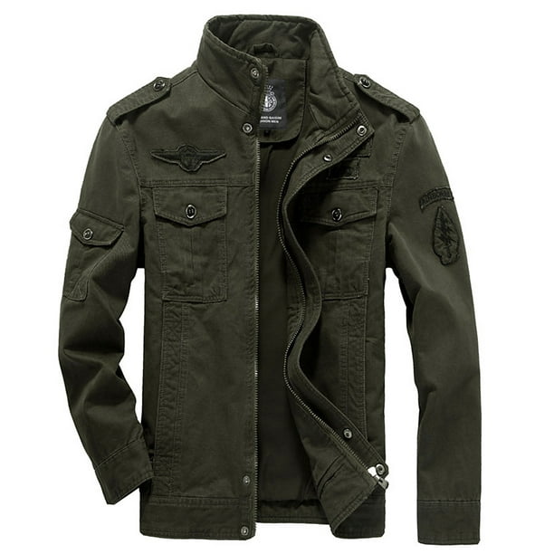 Chaquetas de algodón puro para hombre Chaquetas de trabajo informales