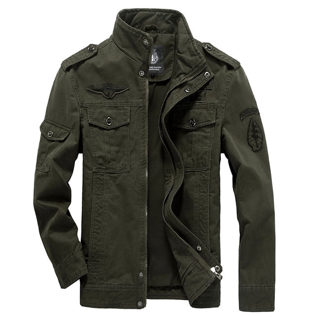 Chaquetas de algodón puro para hombre Chaquetas de trabajo informales