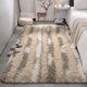 thumbnail image 2 of Alfombra Merelax 122x183 cm Suave y Esponjosa Beige y Blanca 4x6 ft, 2 of 9