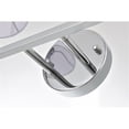 thumbnail image 5 of Living District Colson 4-Light Metal & Fabric Bath Sconce in Chrome/White, 5 of 5