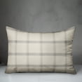 thumbnail image 3 of Creative Products Gray Plaid Linen 20 x 14 Spun Poly Pillow, 3 of 3
