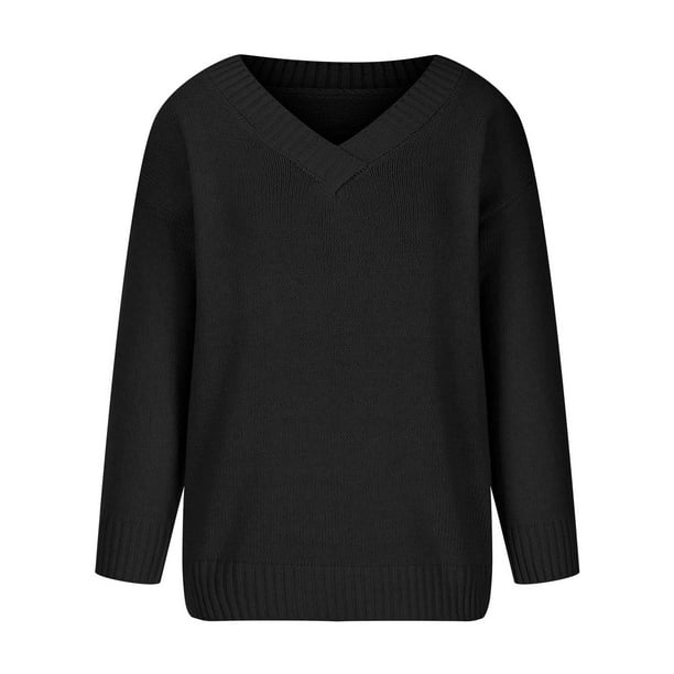 Black school jumpers womens hotsell