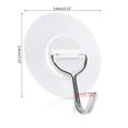 thumbnail image 3 of Simple Installation Adhesive Wall Hook Practical Adhesive Wall Hook Convenient Stick On Hook Self Adhesive Hanger, 3 of 4
