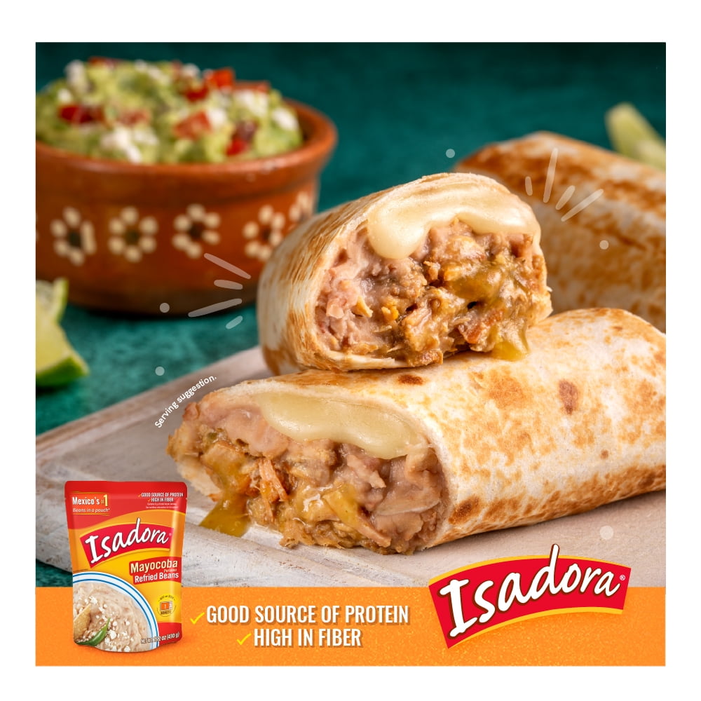 (4 pack) Isadora Peruano Refried Beans, 15.2 Oz