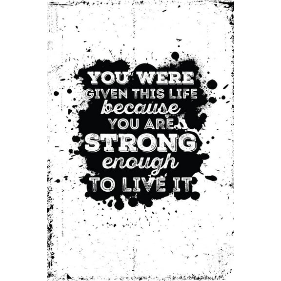 Art.com Motivational Quote Poster Grunge Background Art Print by Vanzyst, 12" x 18"