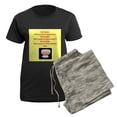 thumbnail image 5 of CafePress - Engineer Gifts T Shirts Women's Dark Pajamas - Women's Short Sleeve Print T-Shirt and Pants Dark Cotton Pajama Set, 5 of 7
