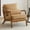 Khaki-Corduroy, variant on Ktaxon Accent Chair Corduroy Upholstered Armchair, Reading Club Chair with Pillow and Solid Wood Frame for Living Room Bedroom Furniture Khaki