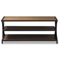 thumbnail image 3 of Baxton Studio Lancashire Storage Coffee Table in Oak Brown and Black, 3 of 7