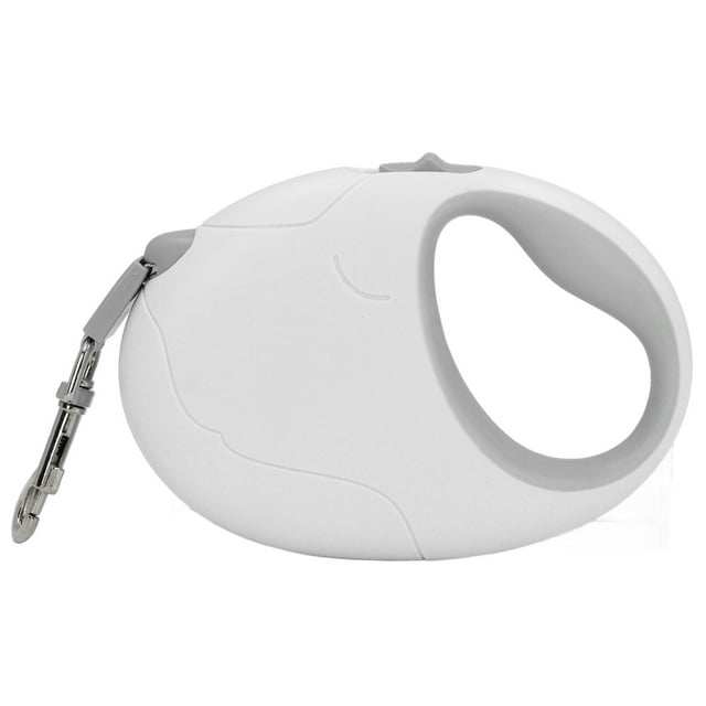 Laisse Rétractable pour Chien, Frein à une Main Corde de Traction pour Chiot avec Poignée Ergonomique Laisse pour Animaux de Compagnie pour Chiens Moyens Petits Teddy Liège