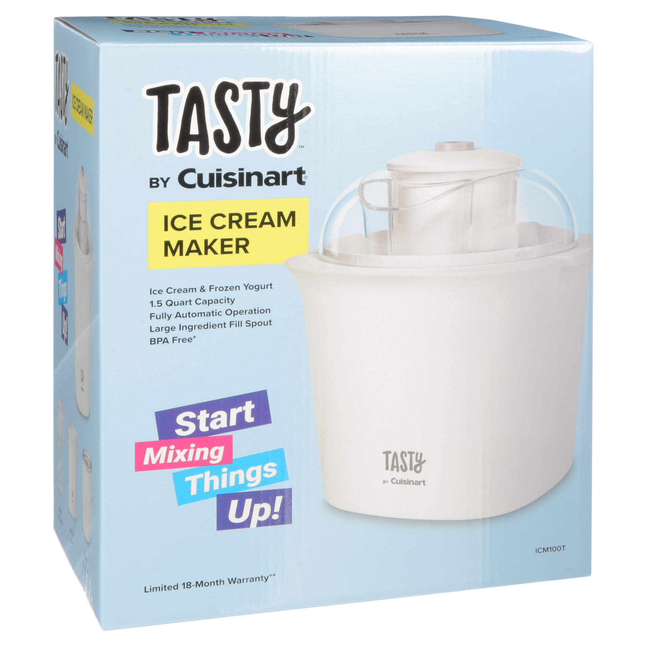 Tasty by cuisinart ice cream maker hotsell