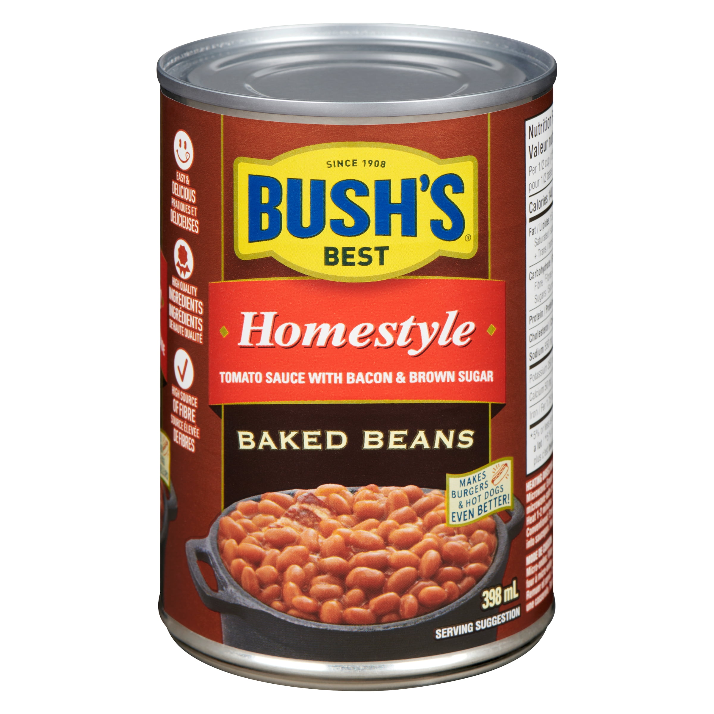 BUSH'S® Homestyle Tangy Sauce with Bacon And Brown Sugar Baked Beans