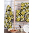 thumbnail image 2 of Farmhouse Daisy Kitchen Dish Towels for Drying Dishes Set of 3, Spring Watercolor Yellow White Floral Waffle Weave Microfiber Hand Tea Bathroom Towels Quick Dry & Absorbent Towel 15.7x23.6, 2 of 7