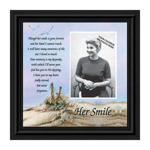 Sympathy Gifts For Loss Of Mother Condolence Gift In Loving Memory Memorial Wife Mom Grandma Or Sister Bereavement To Remember Her Smile Picture Frame 6756 - Bereavement Gifts Picture Frame Sympathy Gifts For Loss Of Mother Condolence Gift In Loving Memory Memorial Wife Mom Grandma Or Sister Bereavement To Remember Her Smile Picture Frame 6756 - Bereavement Gifts Picture Frame