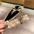 thumbnail image 3 of Korean-style fashion pearl bow hair clip, front side bangs clip, little Coco BB clip, exquisite hair accessory side clip for women, 3 of 5
