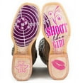 thumbnail image 3 of Women’s Tin Haul American Woman Boots W Shoot Like A Girl Sole Handmade Brown, 3 of 7
