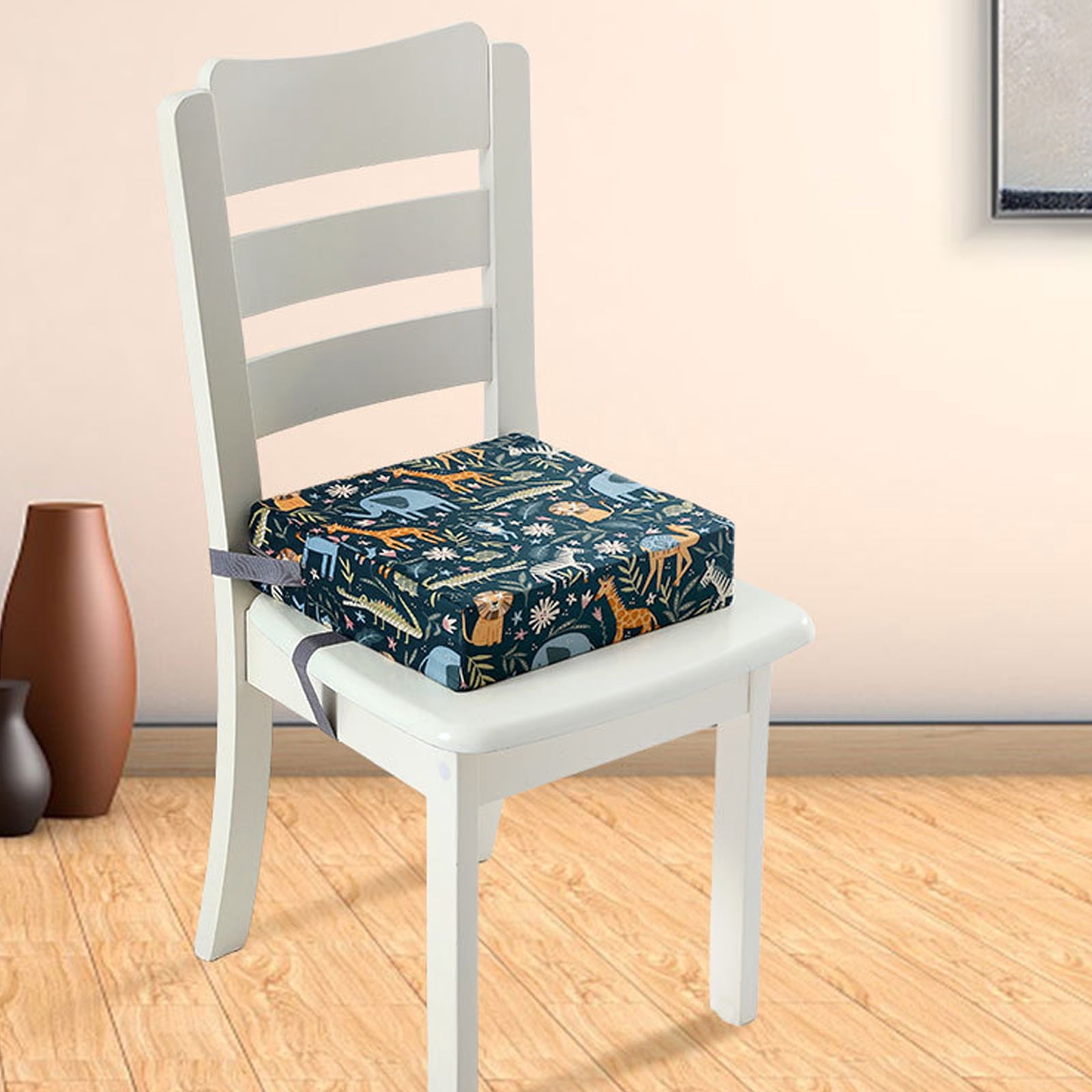 Upgraded Toddler Seat for Dining Table Washable Double Safe Straps Non-Slip Bottom Seat Dining